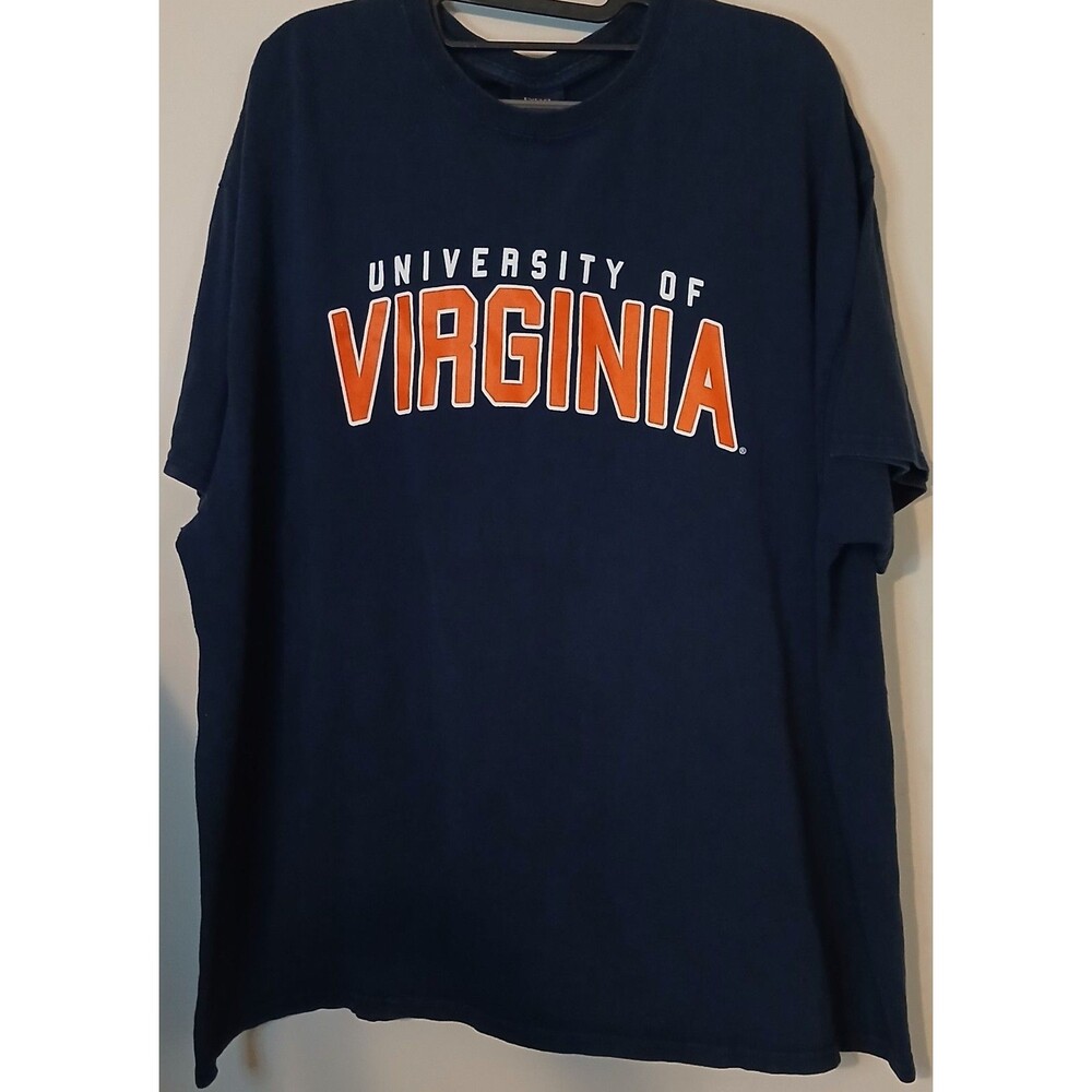 Virginia Cavaliers Shirt Mens 2XL MV Sport UVA Y2K Spellout Heavyweight Tee